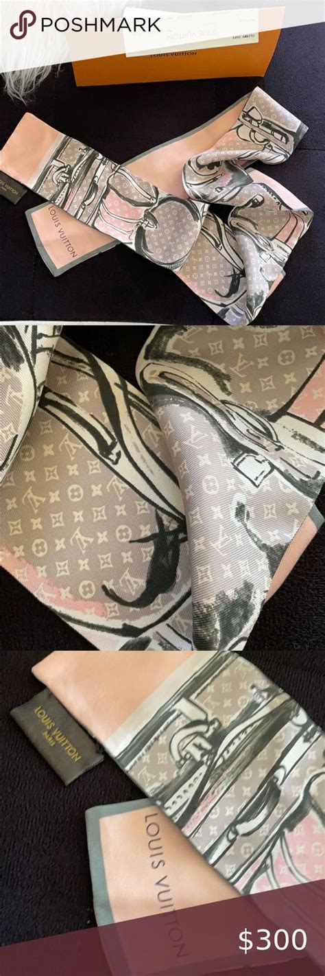 louis vuitton silk hair scarf|genuine louis vuitton scarf.